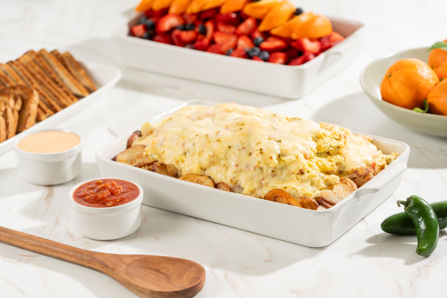 Egg & Cheese Scrambler Tray