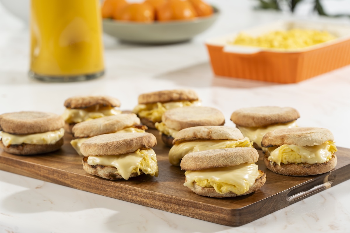 Egg & Cheese Sandwich Platter